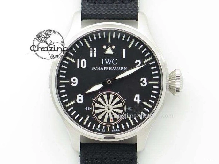 MIROTIME 0326 Bright Pilot Chrono SS AZF 1:1 Best Edition Green Dial on Brown Leather Strap A 7059